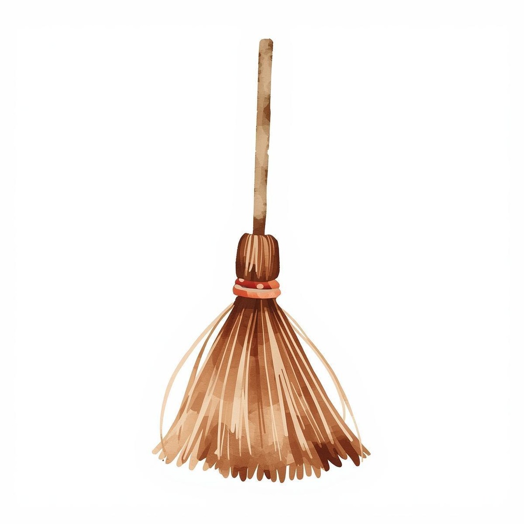 【Canva】水彩風 ハロウィン クリップアートセット1(ブラウン系/全10点)PNG背景透過