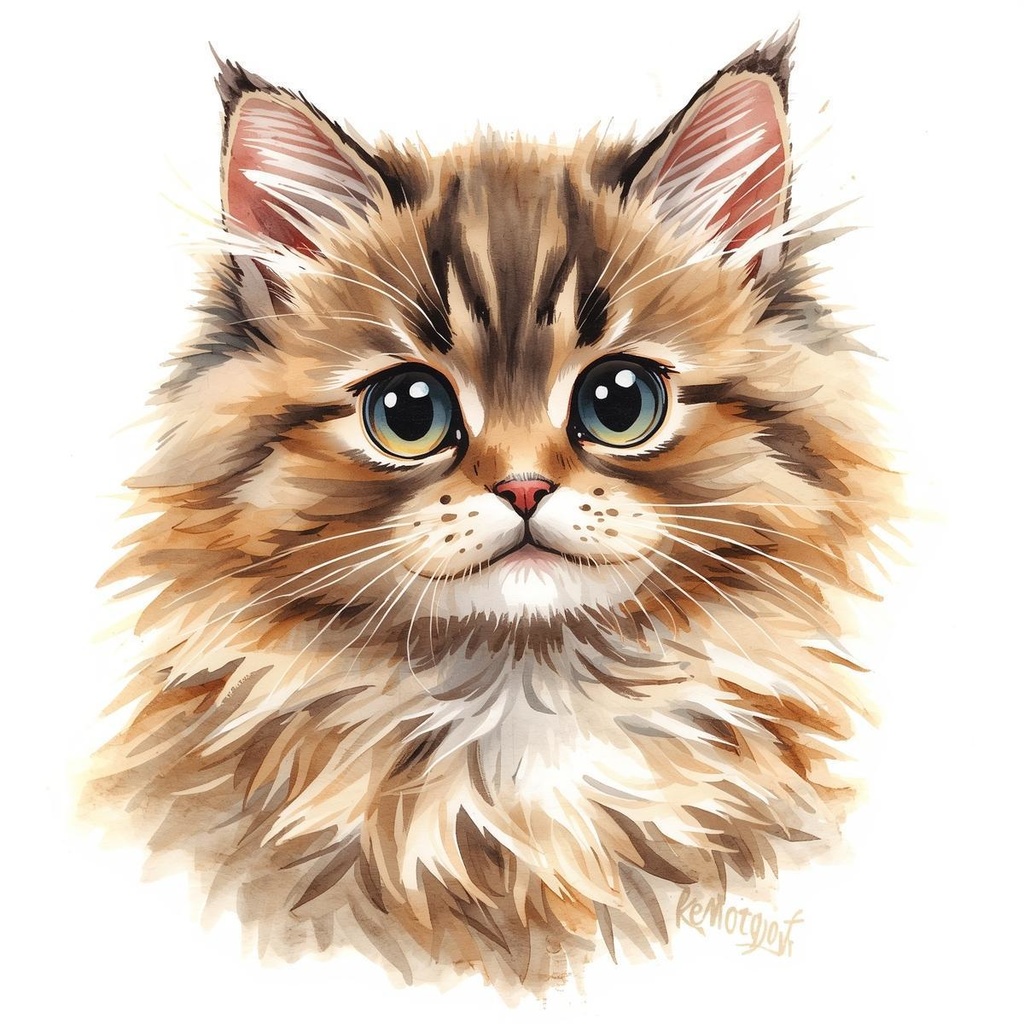 【Canva】水彩風 ハロウィン クリップアートセット1(ブラウン系/全10点)PNG背景透過