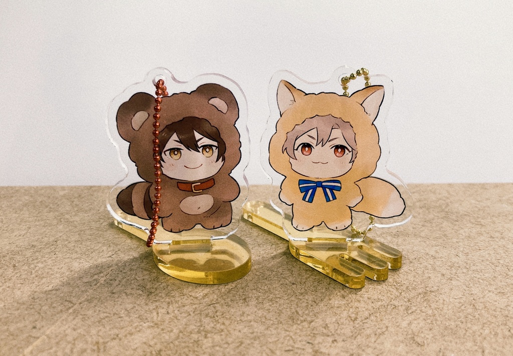 おすわりぬいアクスタセット キーホルダー