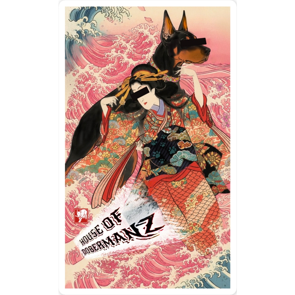 UKIYOE PINK ✖️DOBERMAN