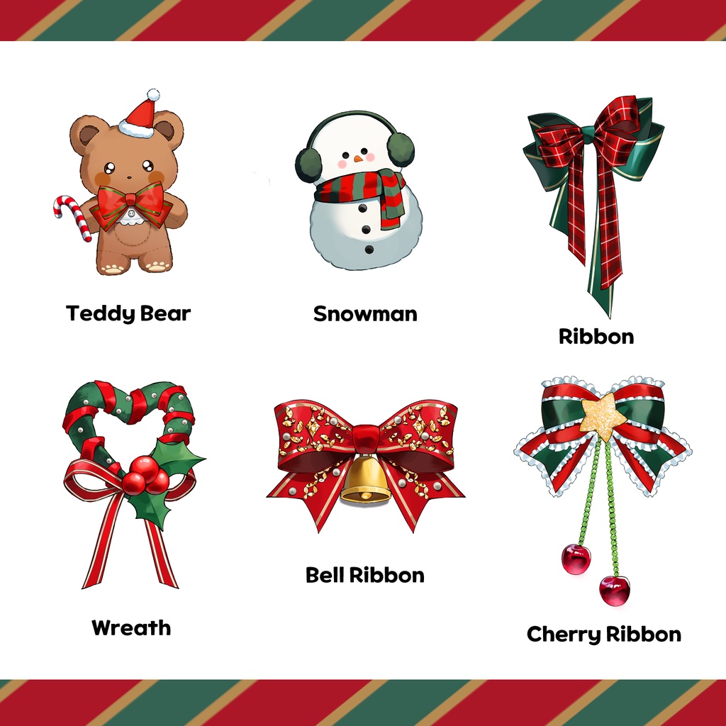 【Live2d asset】特別な日は、特別アイテムで! Live2D クリスマスアセット 11種