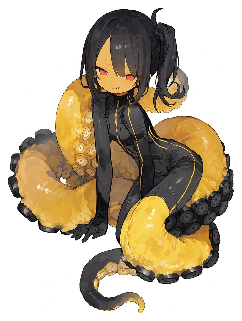 #8 触手娘イラスト集【テンタコる"黄"】