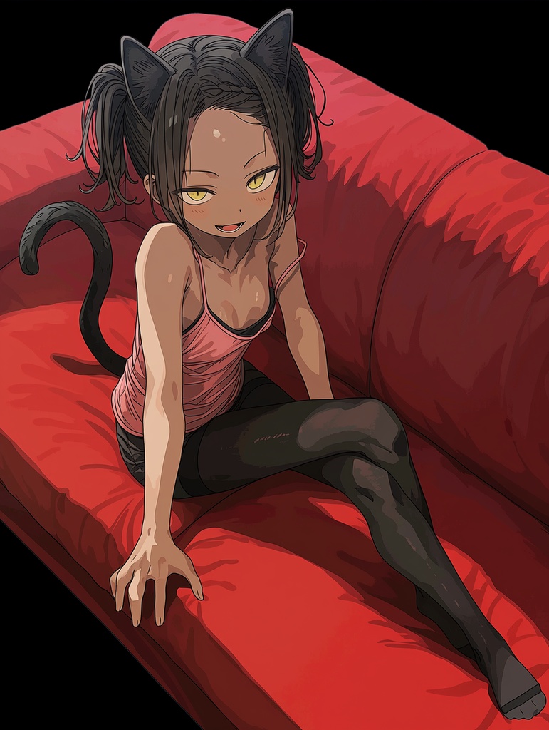 【壁紙セット】ねこ娘 × メスガキ