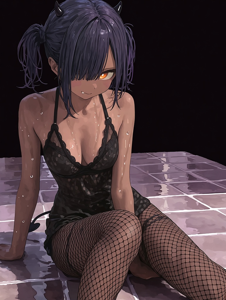 【壁紙セット】サキュバスちゃん × 色