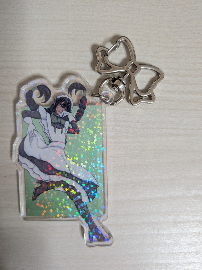 メイドさんホロ入りアクリルキーホルダー