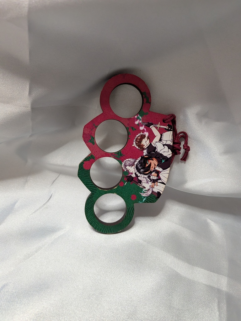「終末冥土」木製メリケンストラップ