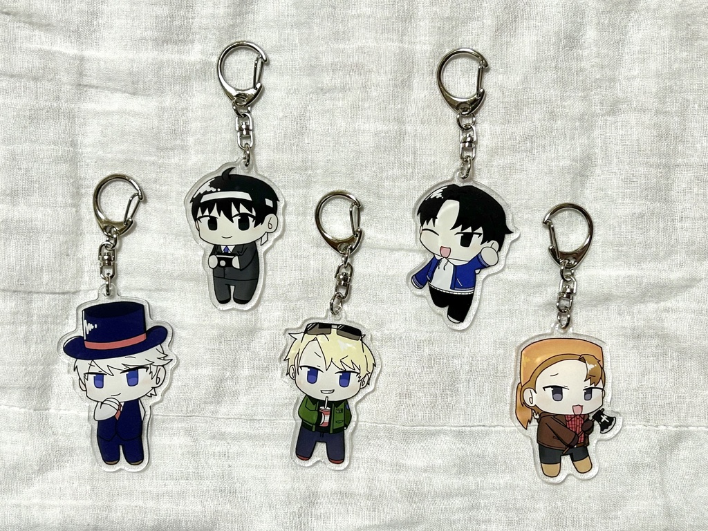 Homculenceアクリルキーホルダー No.1 +シール1枚付き