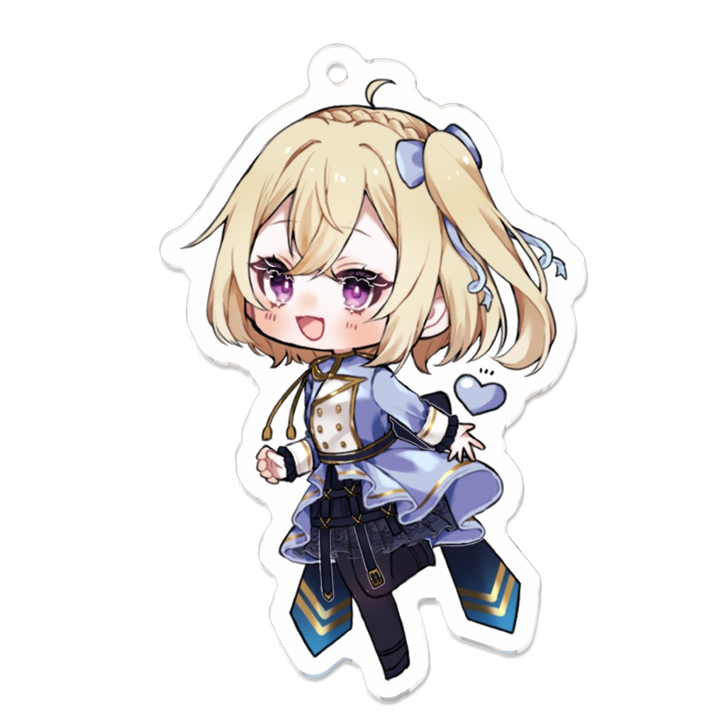 【数量限定版3D化応援】暁方叶鈴限定アクリルキーホルダー&直筆手紙セット