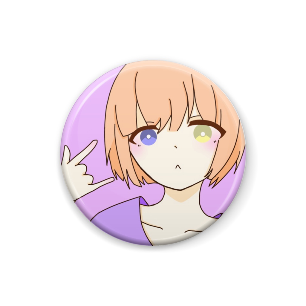 ねむの缶バッチ #駄犬グル