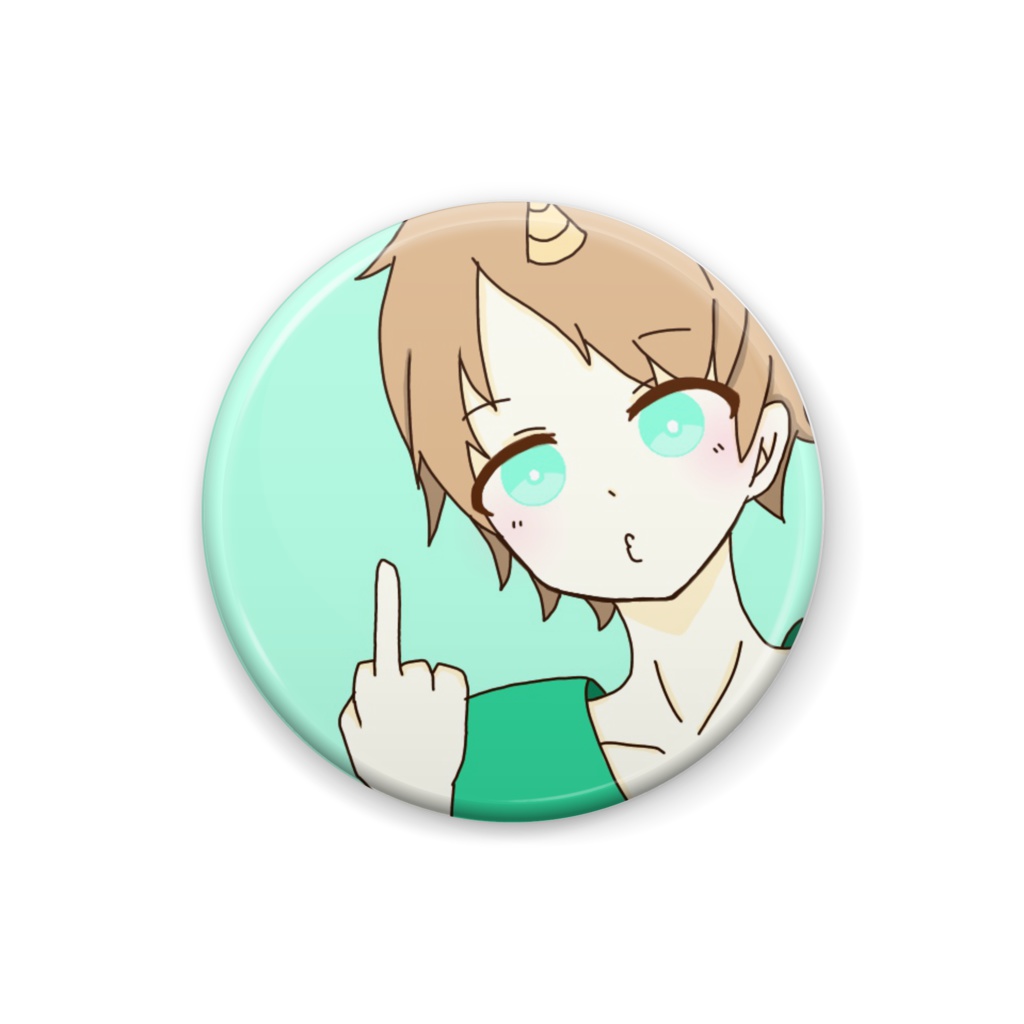 鬼ちゃんの缶バッチ #駄犬グル