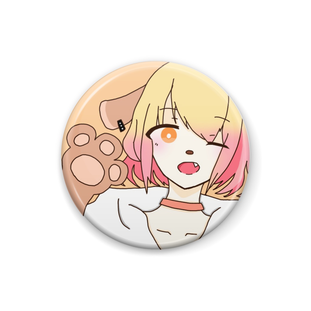 とわの缶バッチ #駄犬グル