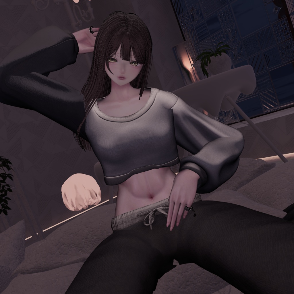 【VRChat向け衣装】Urban Cutline【8アバター対応】