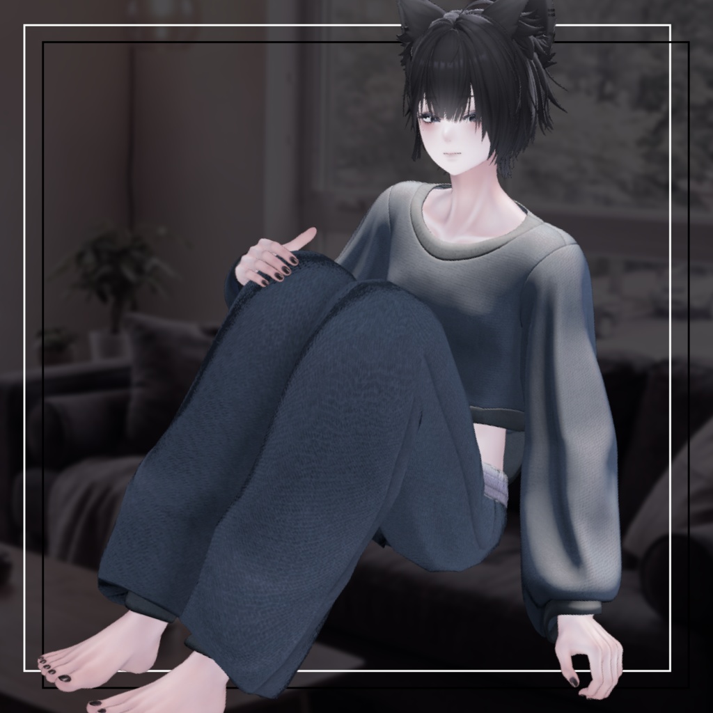 【VRChat向け衣装】Urban Cutline【8アバター対応】