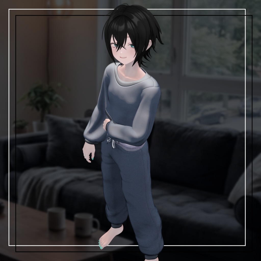 【VRChat向け衣装】Urban Cutline【8アバター対応】