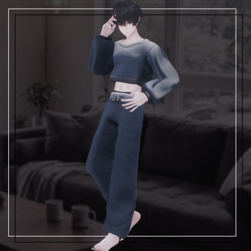 【VRChat向け衣装】Urban Cutline【8アバター対応】