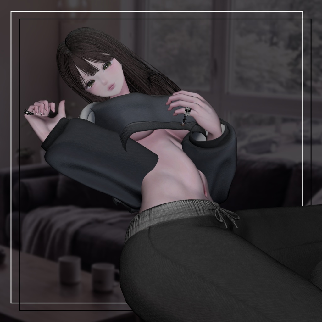 【VRChat向け衣装】Urban Cutline【8アバター対応】