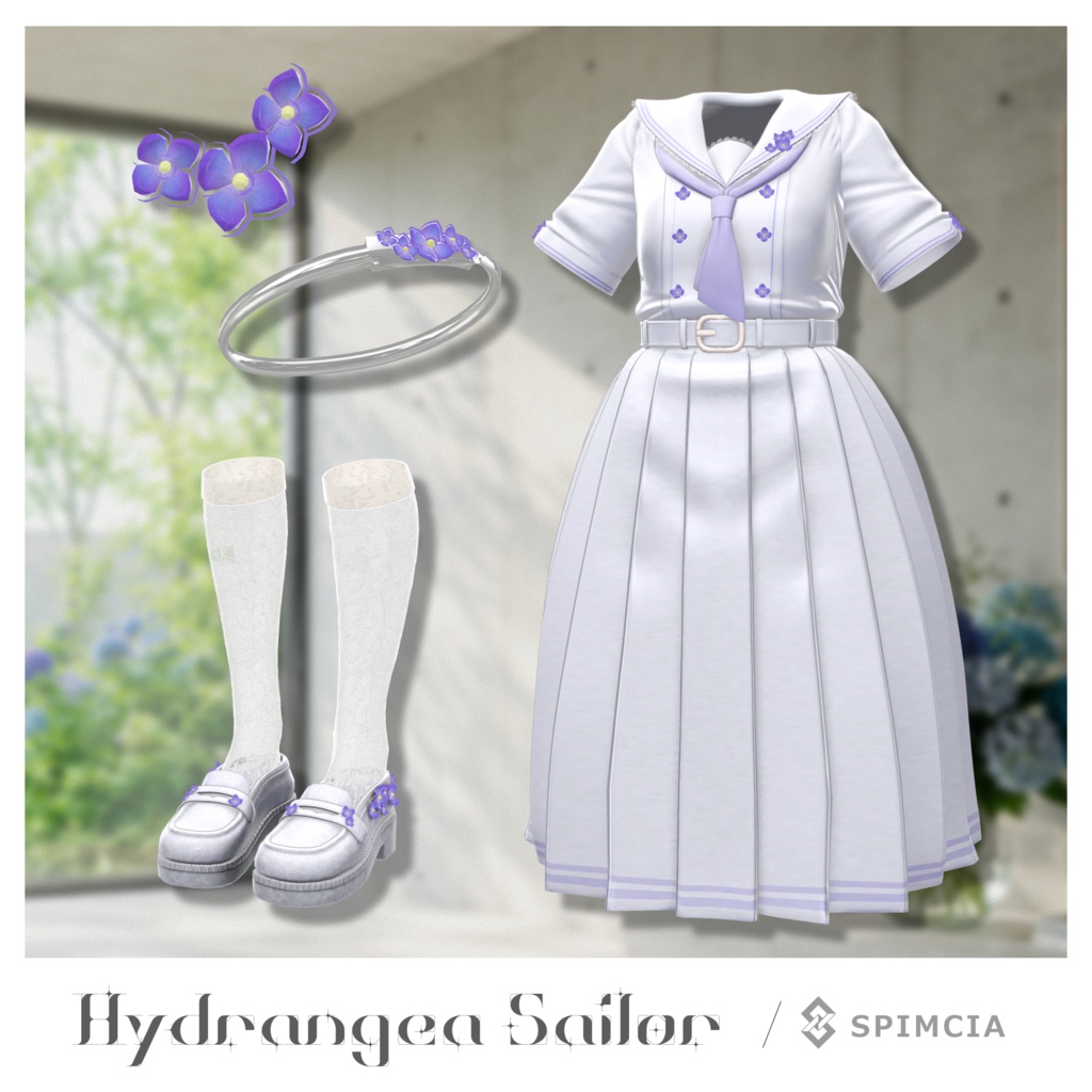 【3D衣装】Hydrangea Sailor | 13 Avatars