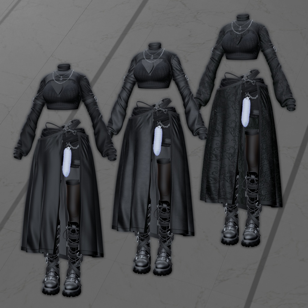 ✦SALE✦【3D衣装】Zodiac Ruffle Gazer | 16 Avatars