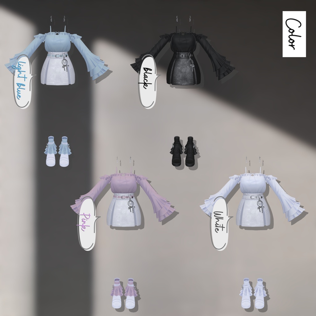 【3D衣装】Sheer Summer | 17 Avatars