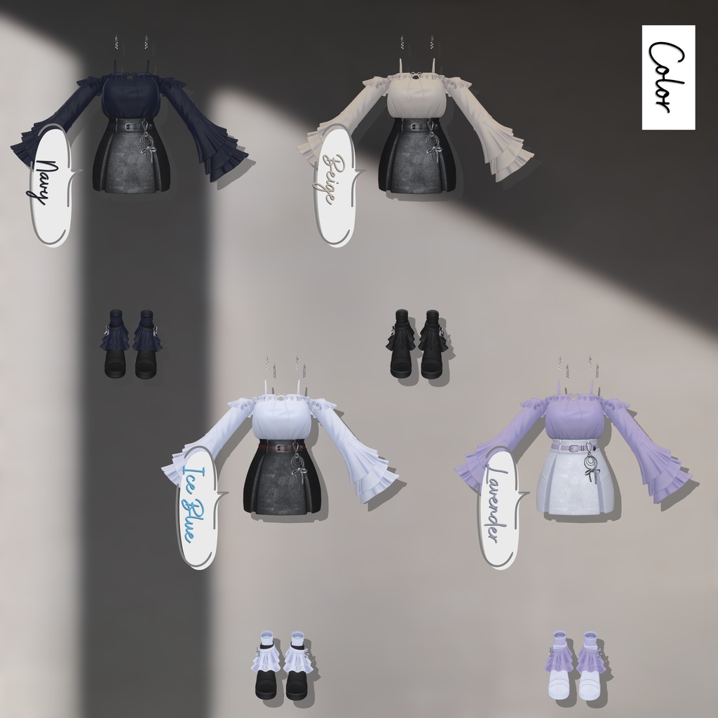 【3D衣装】Sheer Summer | 17 Avatars