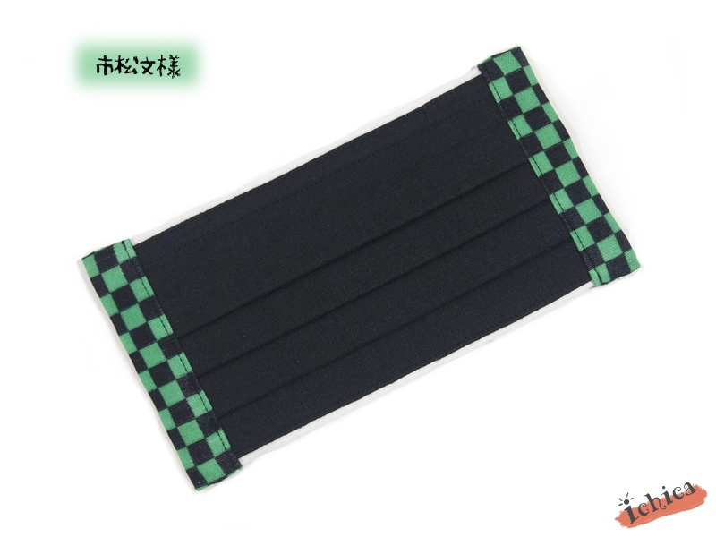 鬼滅風ガーゼマスク