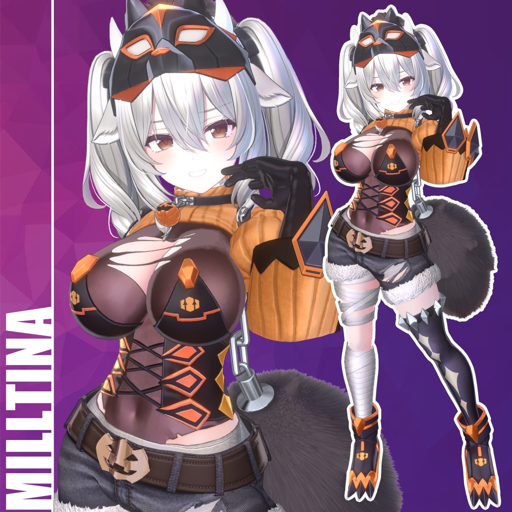 VRChat向け衣装『WILD WOLF』【13アバター対応】