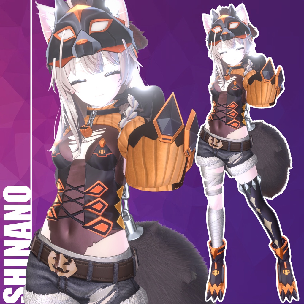 VRChat向け衣装『WILD WOLF』【13アバター対応】