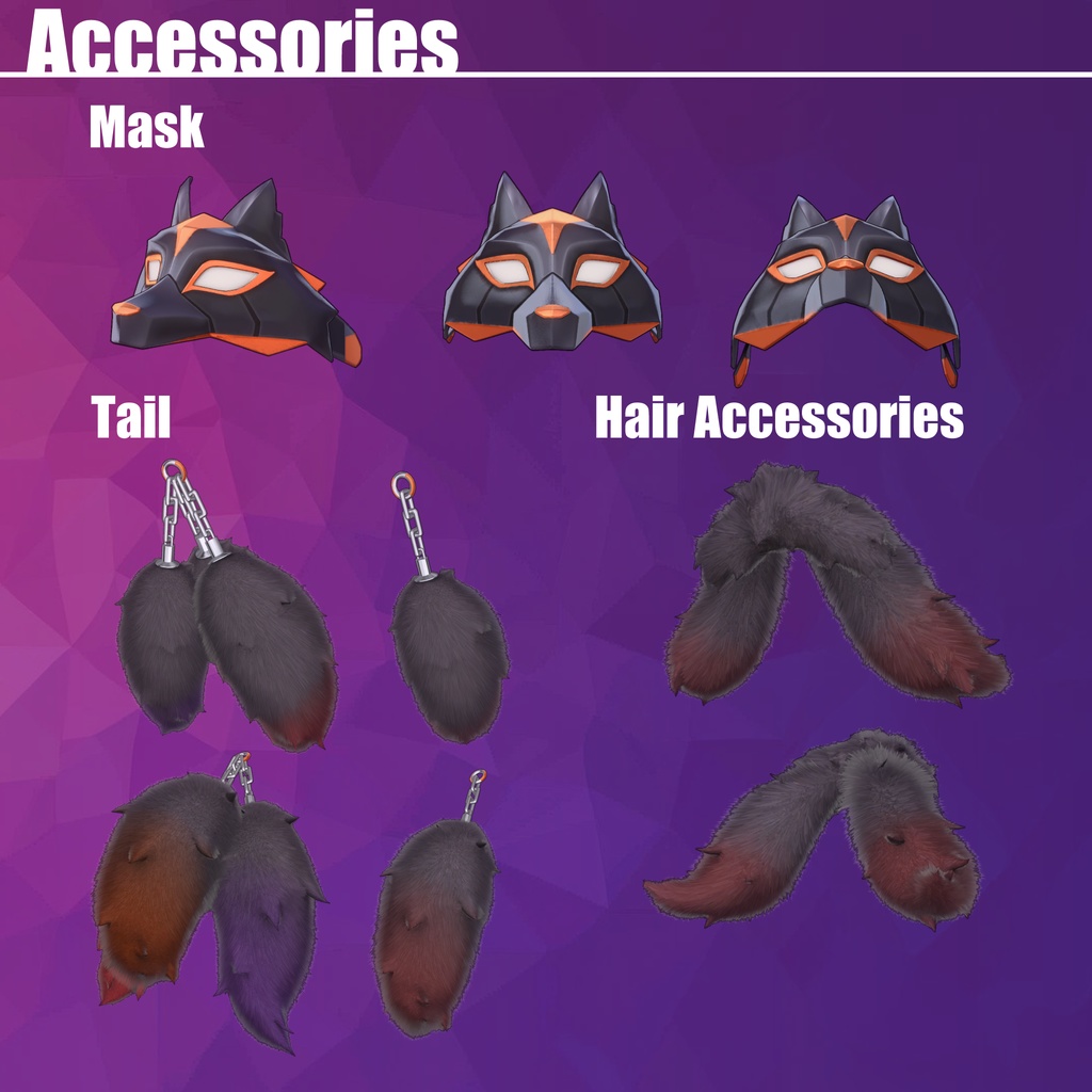 VRChat向け衣装『WILD WOLF』【13アバター対応】