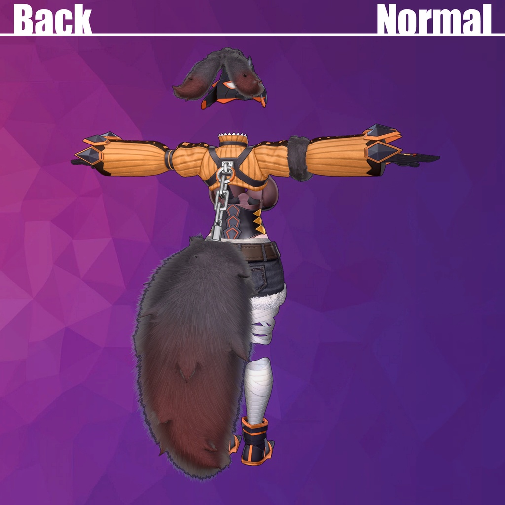 VRChat向け衣装『WILD WOLF』【13アバター対応】