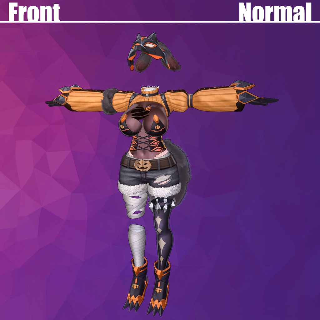 VRChat向け衣装『WILD WOLF』【13アバター対応】