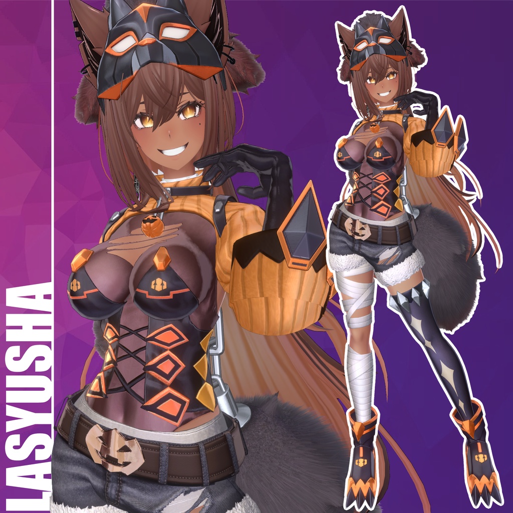 VRChat向け衣装『WILD WOLF』【13アバター対応】