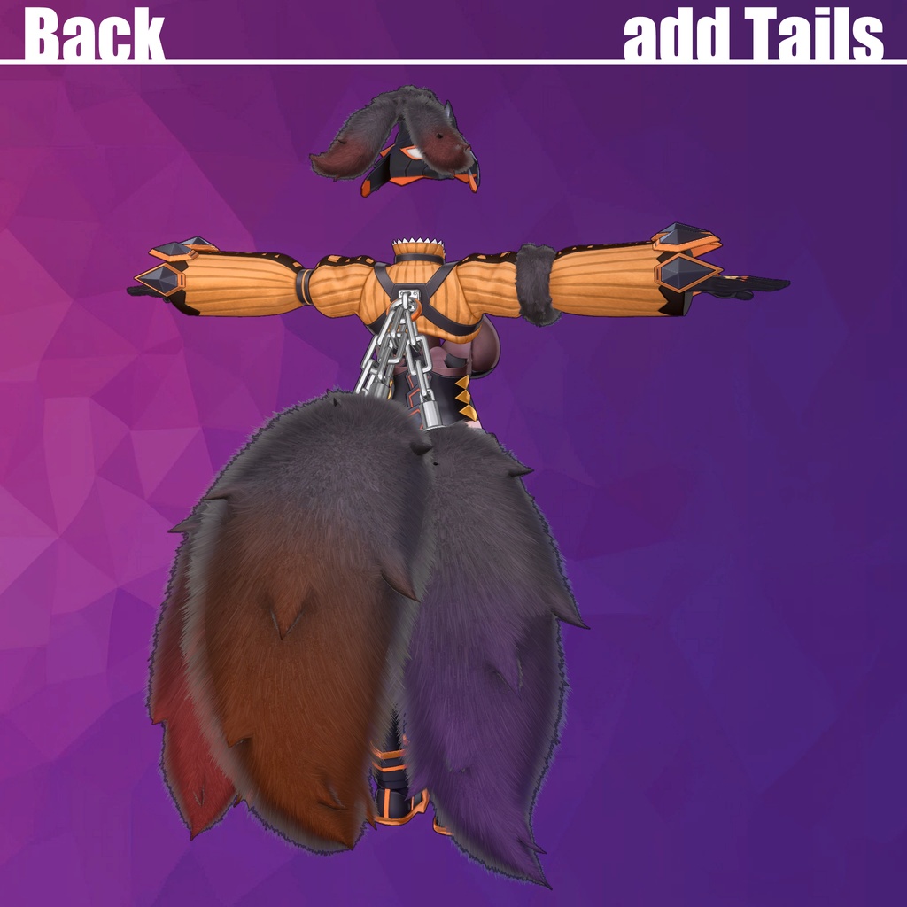 VRChat向け衣装『WILD WOLF』【13アバター対応】