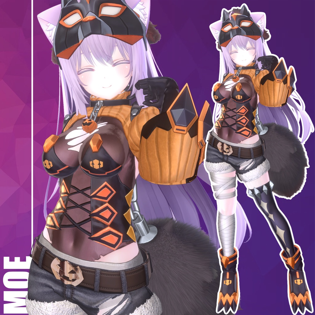 VRChat向け衣装『WILD WOLF』【13アバター対応】