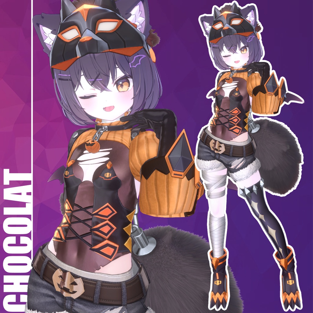 VRChat向け衣装『WILD WOLF』【13アバター対応】