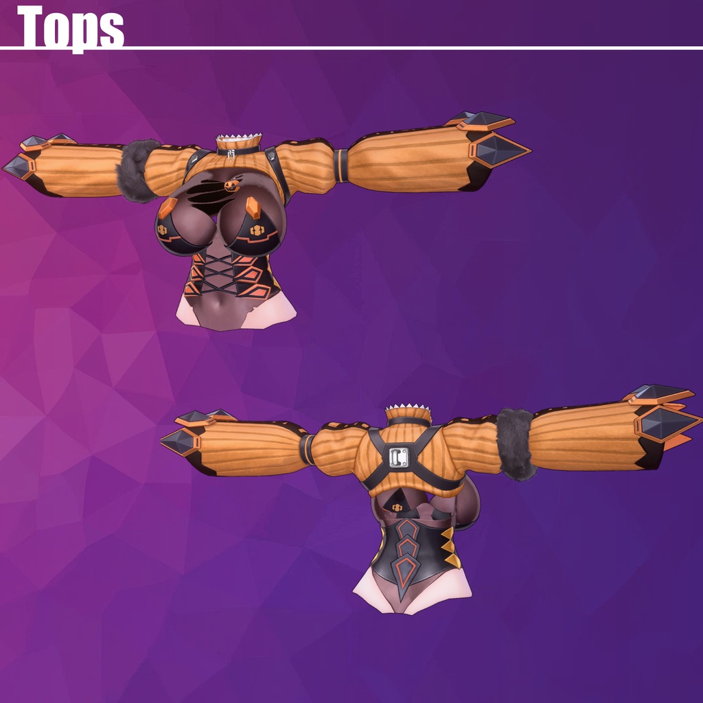 VRChat向け衣装『WILD WOLF』【13アバター対応】