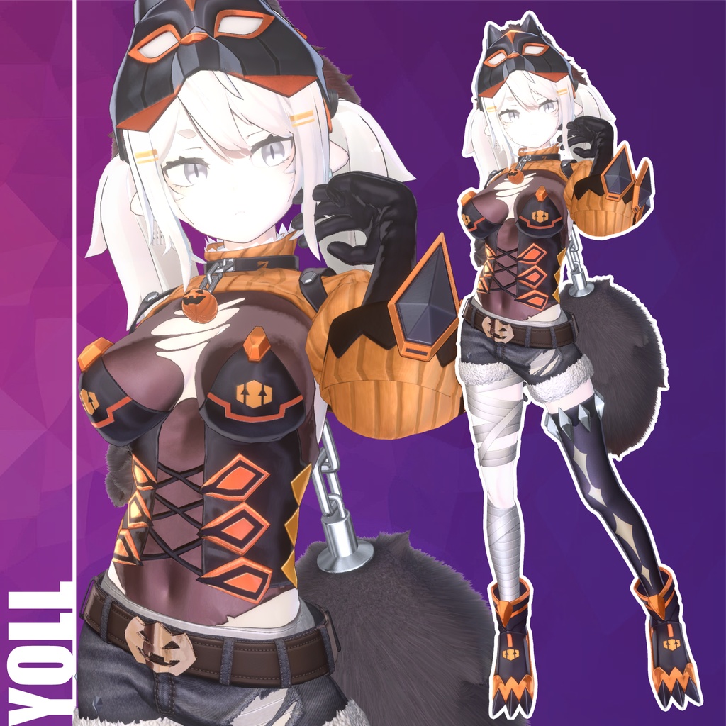 VRChat向け衣装『WILD WOLF』【13アバター対応】