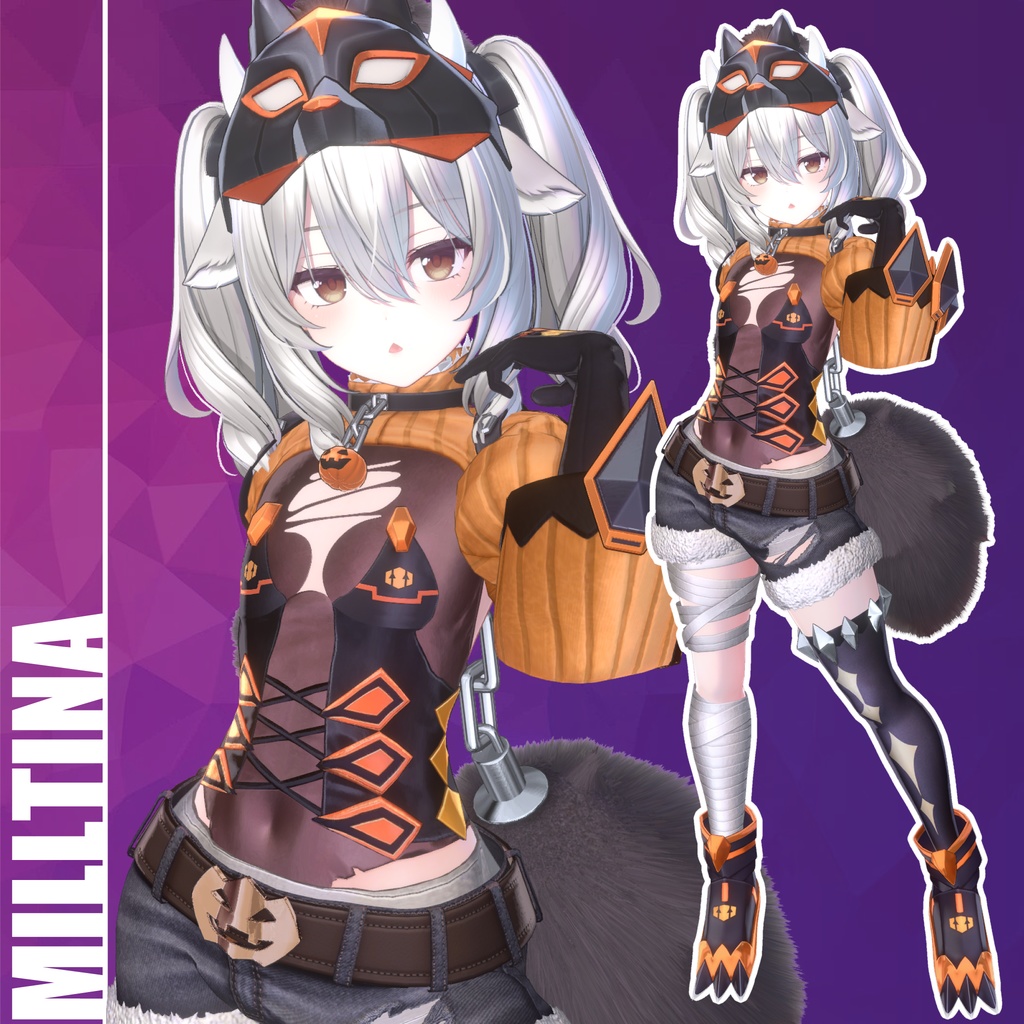 VRChat向け衣装『WILD WOLF』【13アバター対応】