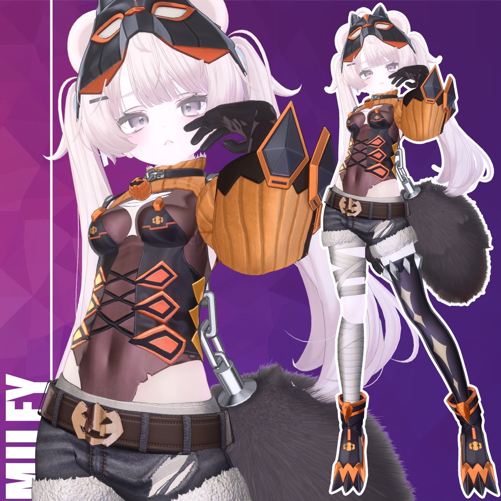 VRChat向け衣装『WILD WOLF』【13アバター対応】