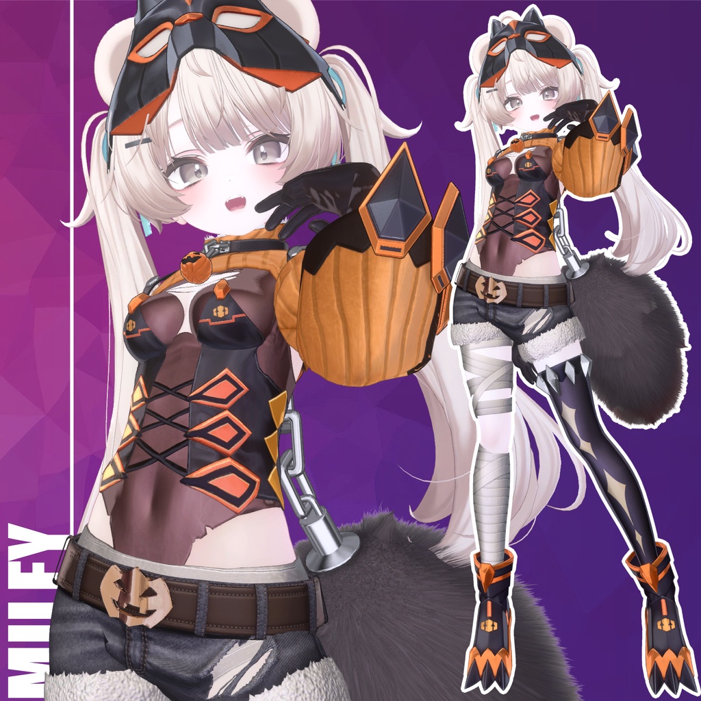 VRChat向け衣装『WILD WOLF』【13アバター対応】