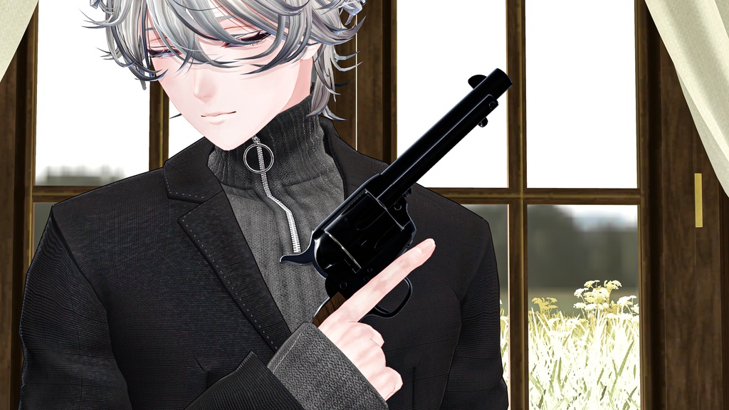 【セール中】バーチャルモデルガン “ピースメーカー”【VRChatアバター向けギミック】