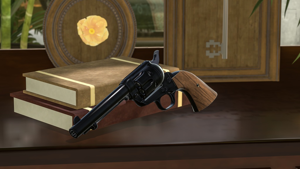 【セール中】バーチャルモデルガン “ピースメーカー”【VRChatアバター向けギミック】