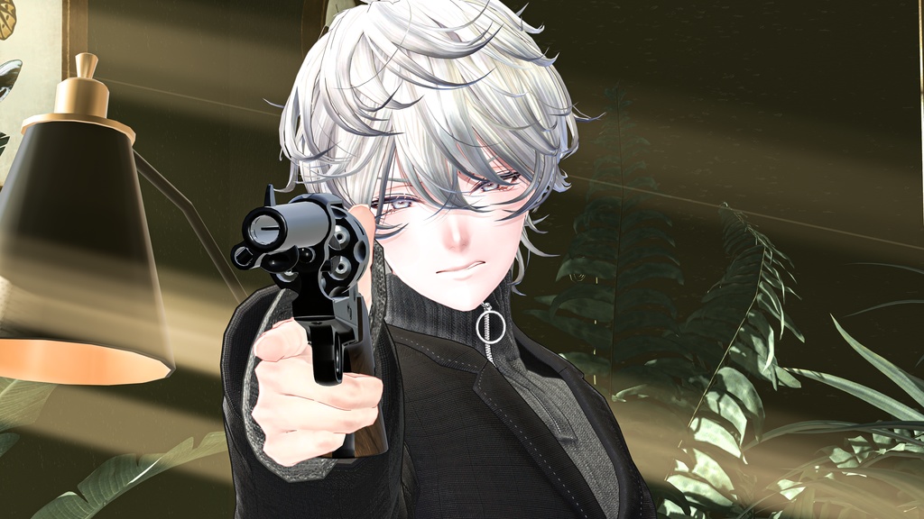 【セール中】バーチャルモデルガン “ピースメーカー”【VRChatアバター向けギミック】