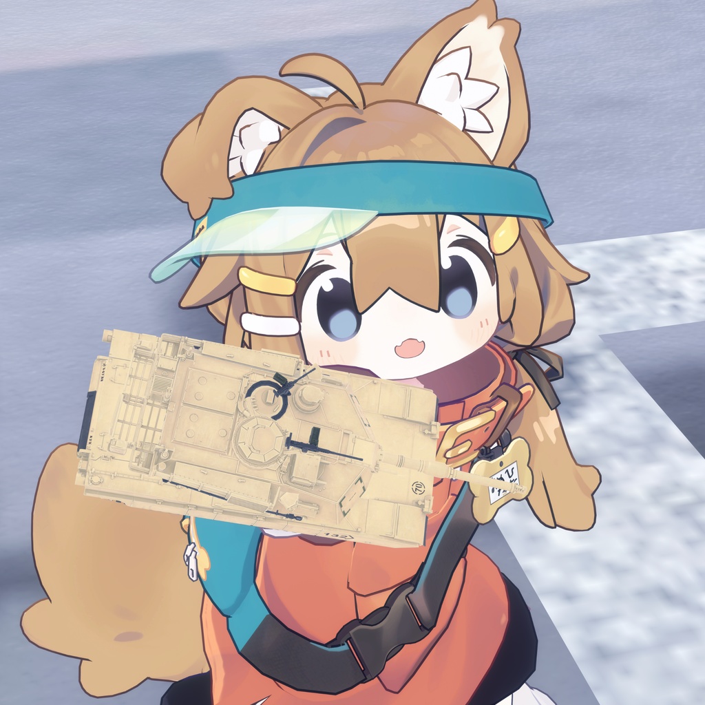 【セール中】ユビークル M1A2エイブラムス【VRChat向けギミック付き戦車モデル】