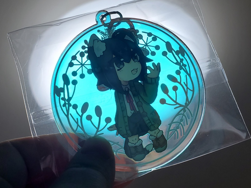 おわたんのオーロラアクキー/ver冬