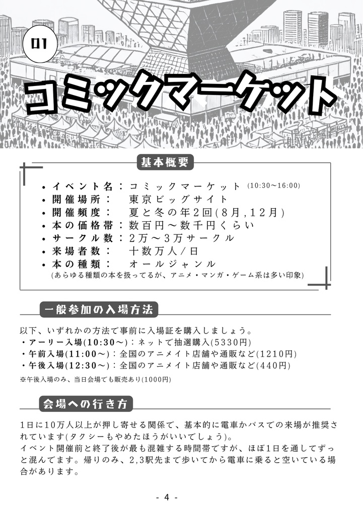 即売会の歩き方