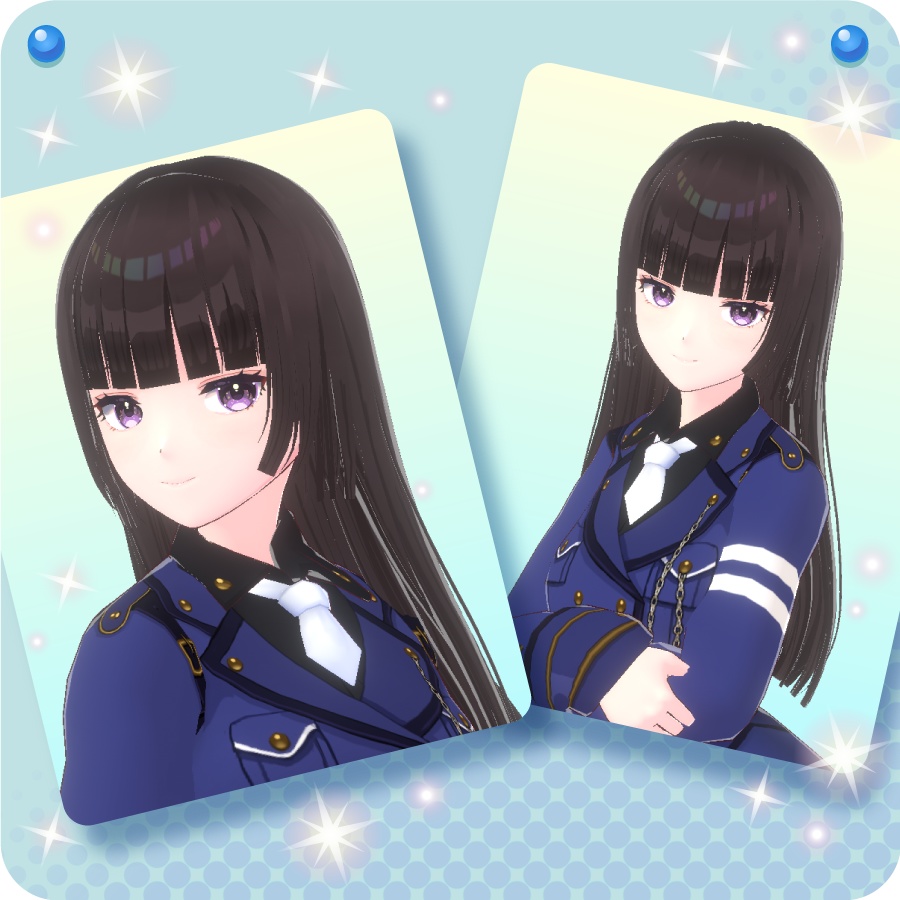 【VroidVRM】ミリタリーワンピース【Military dress】