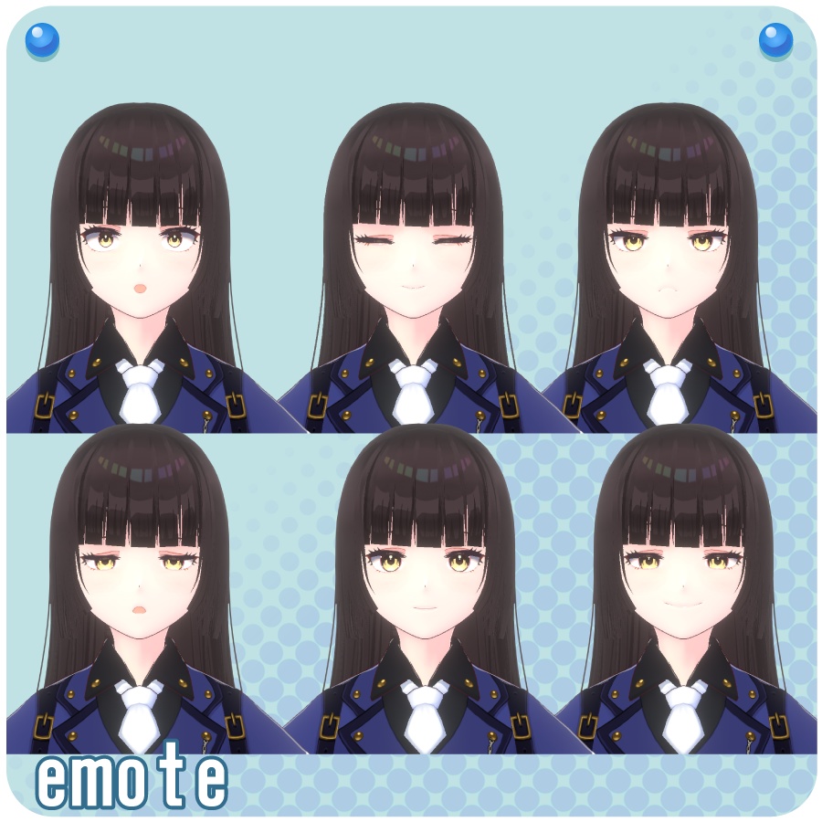 【VroidVRM】ミリタリーワンピース【Military dress】