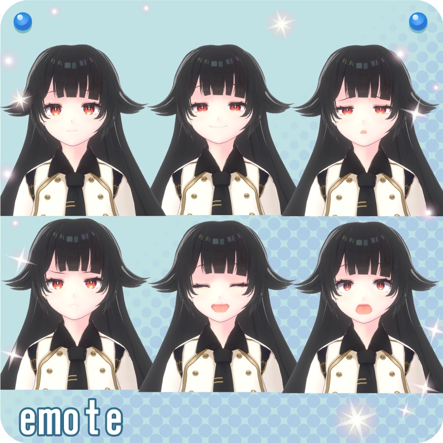 【VroidVRM】ミリタリーワンピース2【Military dress2】