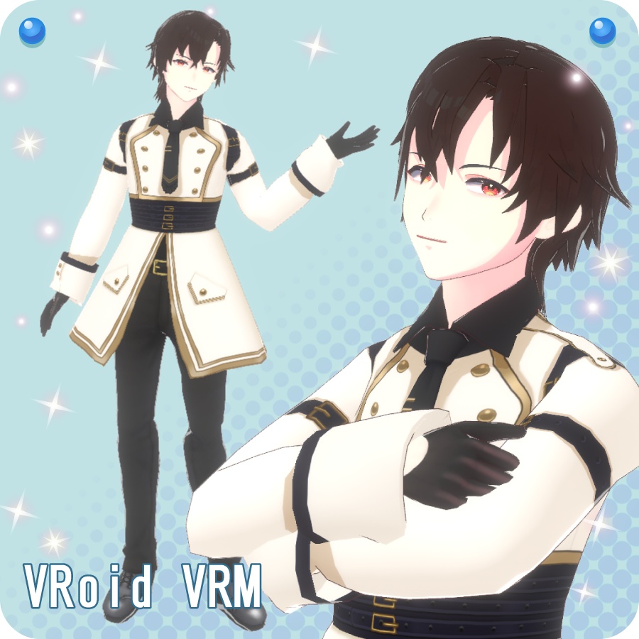 【VroidVRM】ミリタリースタイル メンズ2Military Style Men's2