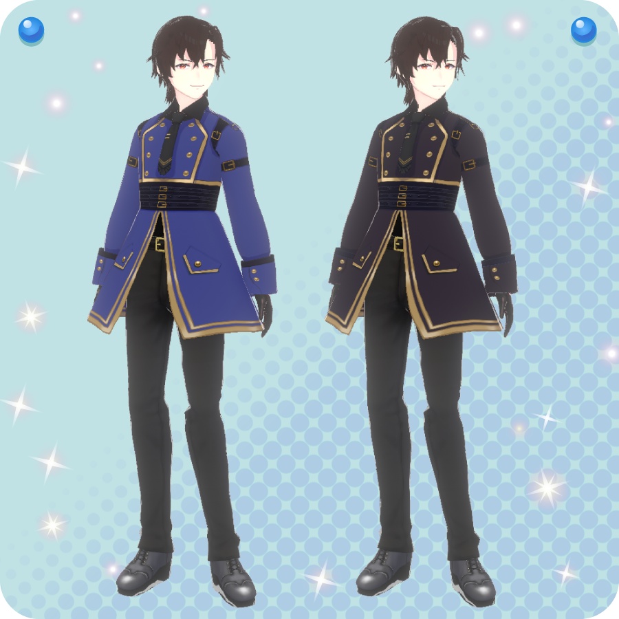 【VRoid用ドレスセット】ミリタリースタイル2Military Style2